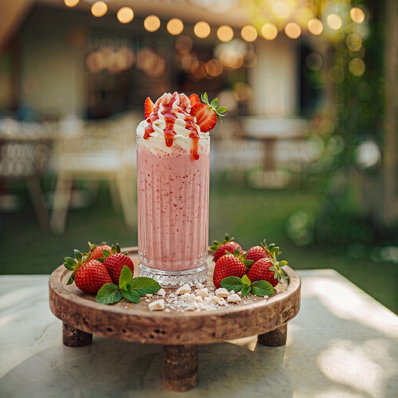 ÇİLEKLİ MILKSHAKE