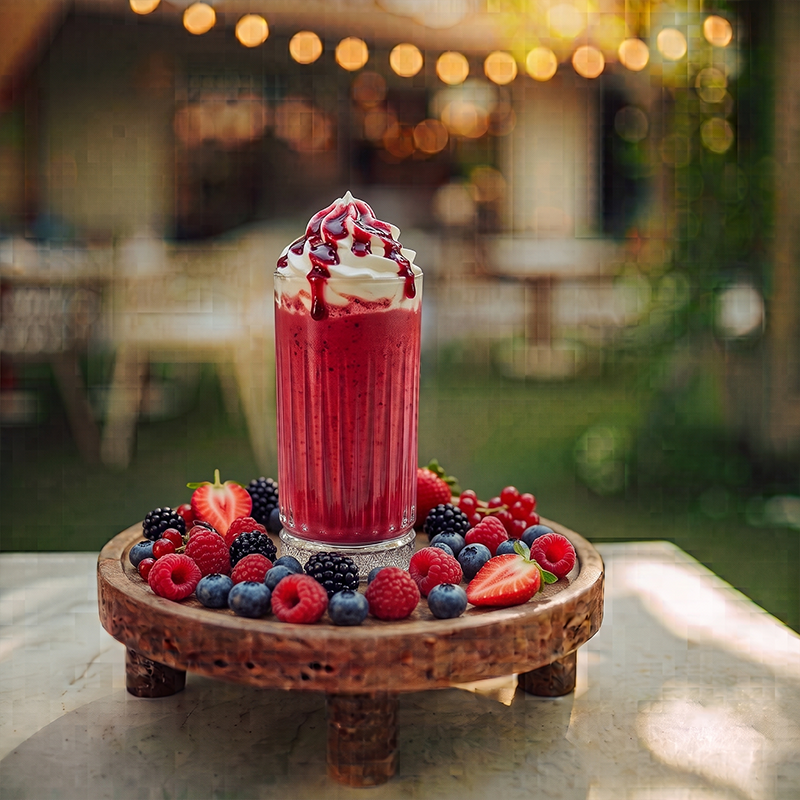 KIRMIZI ORMAN MEYVELİ MILKSHAKE