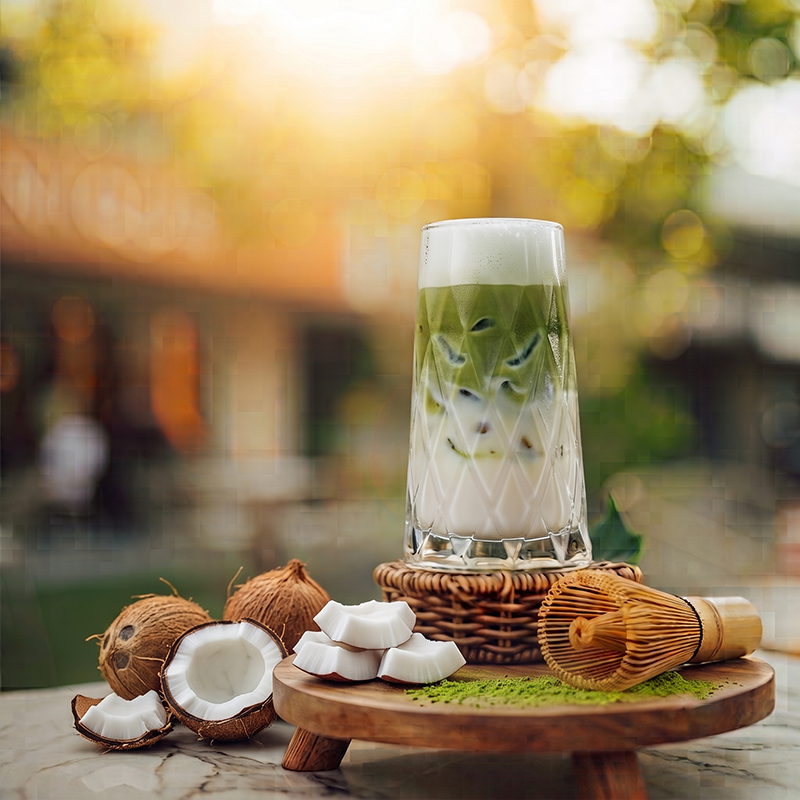 COCONUT MATCHA LATTE