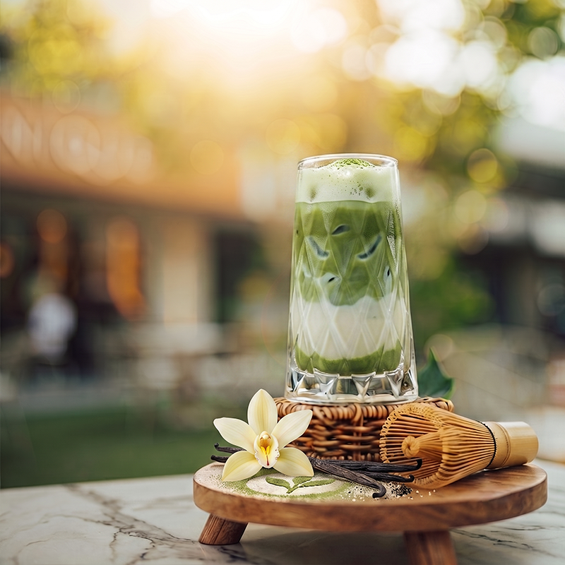 03 ICED VANILLA MATCHA LATTE