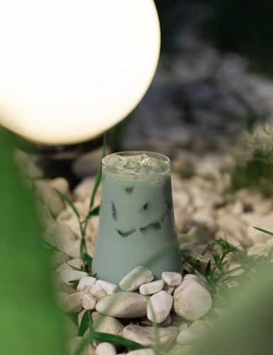 ICED BLUE MATCHA LATTE