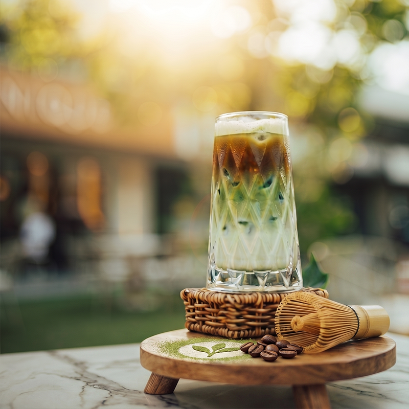 ICED ESPRESSO MATCHA LATTE
