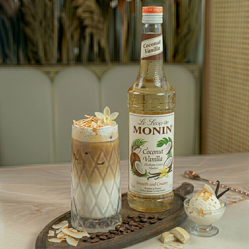 ICED COCONUT VANILLA  LATTE
