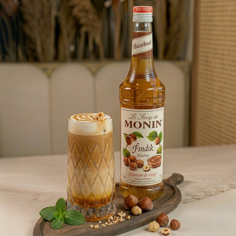 ICED HAZELNUT LATTE (FINDIK)