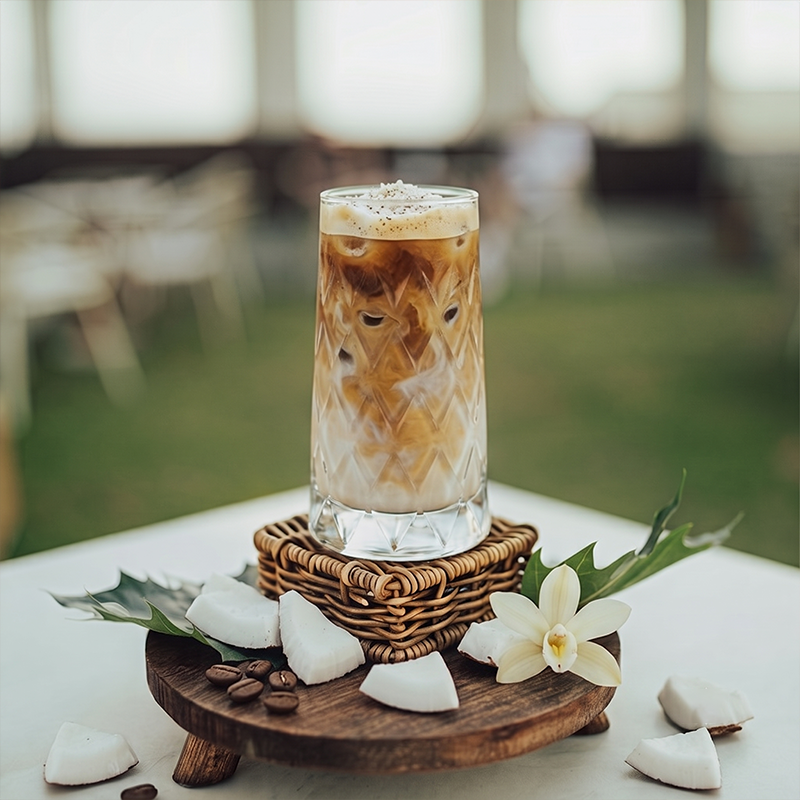 ICED COCONUT VANILLA  LATTE